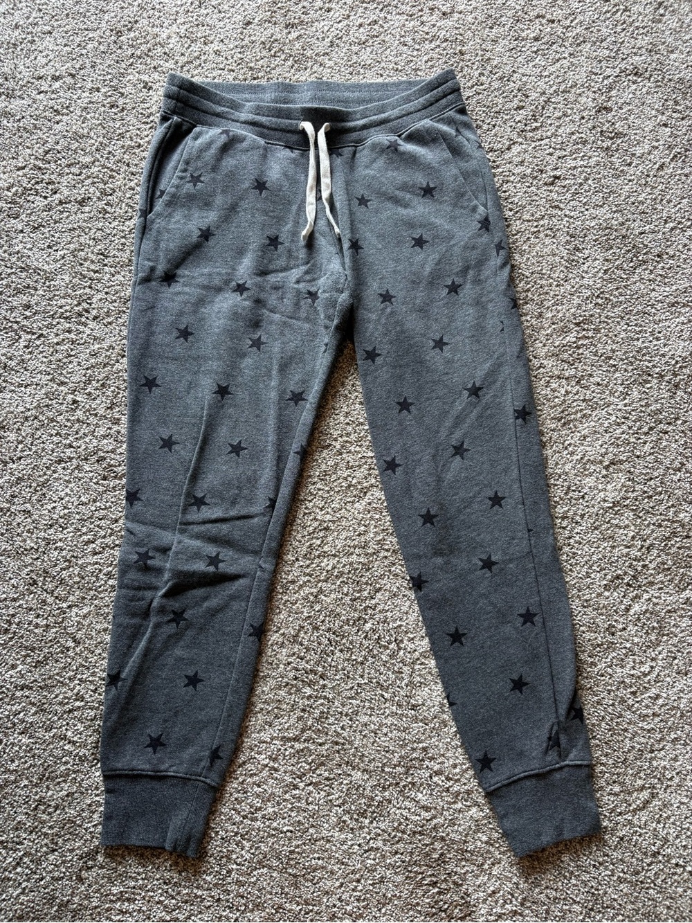 Amazon Essentials Gray Star Print Joggers